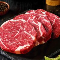 澳洲进口石斧纯血和牛M9+级大米龙保乐肩前胸烤涮肉片200g